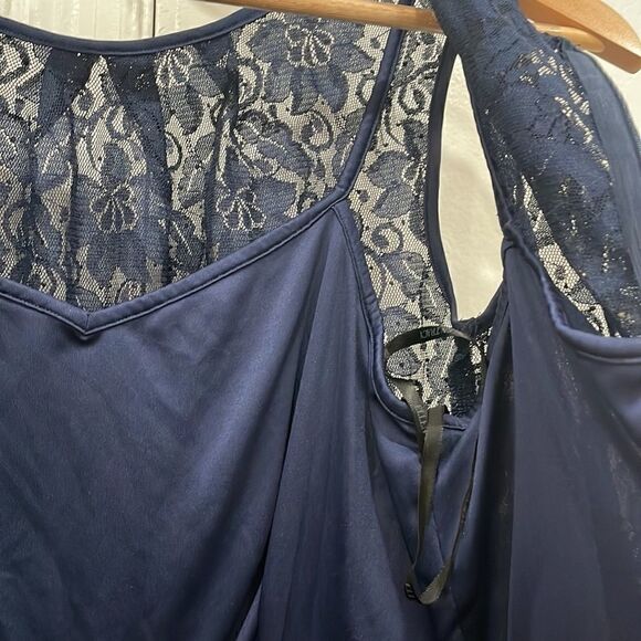 Ellen Tracy Dress, Blue Lace, WORN ONCE! - Picture 8 of 8